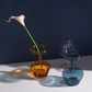 Colorful Clear Creative Glass Vase Candle Holders Multi Purpose