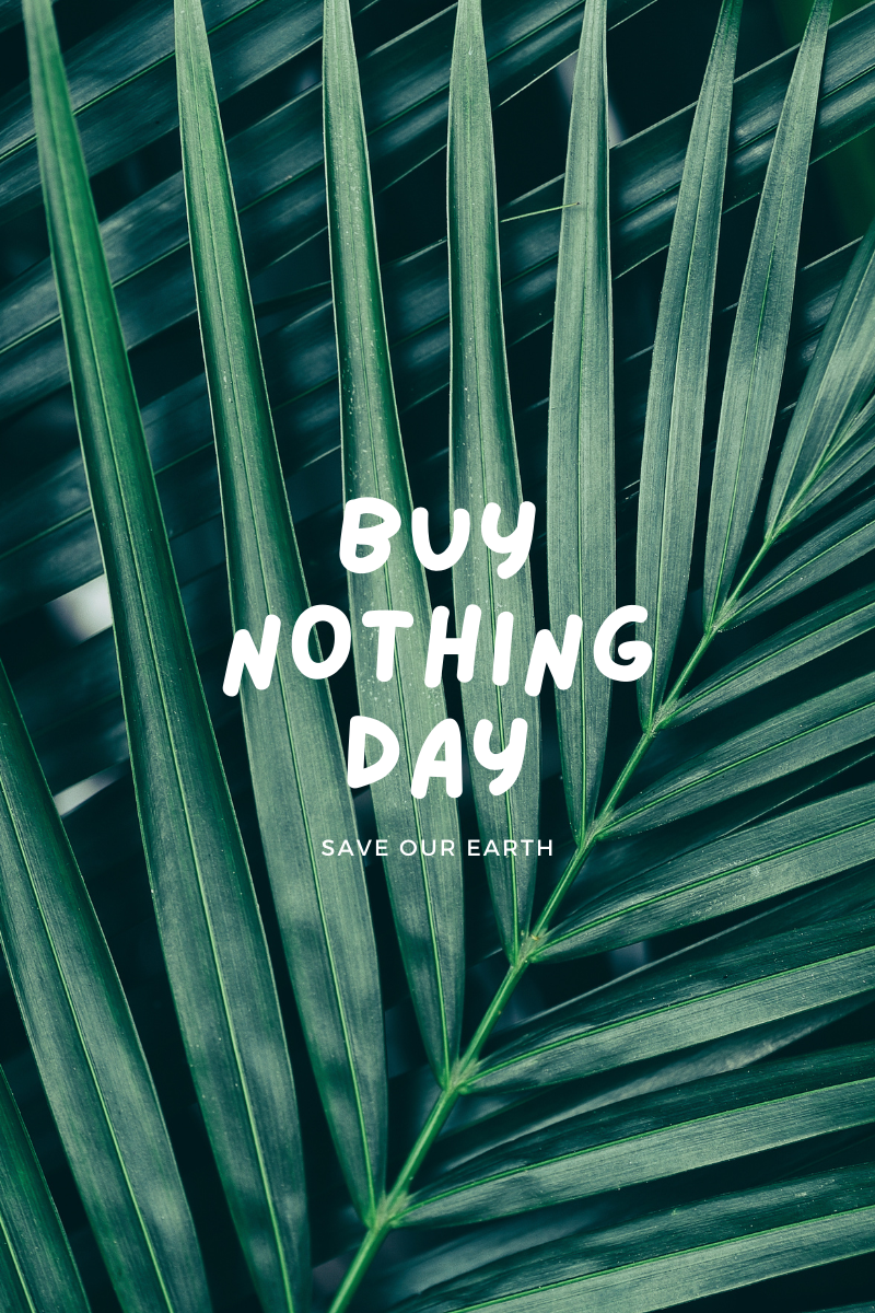 What can you do on Buy Nothing Day?