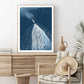 Minimalist Summer Swim Whale Canvas for Wall Art