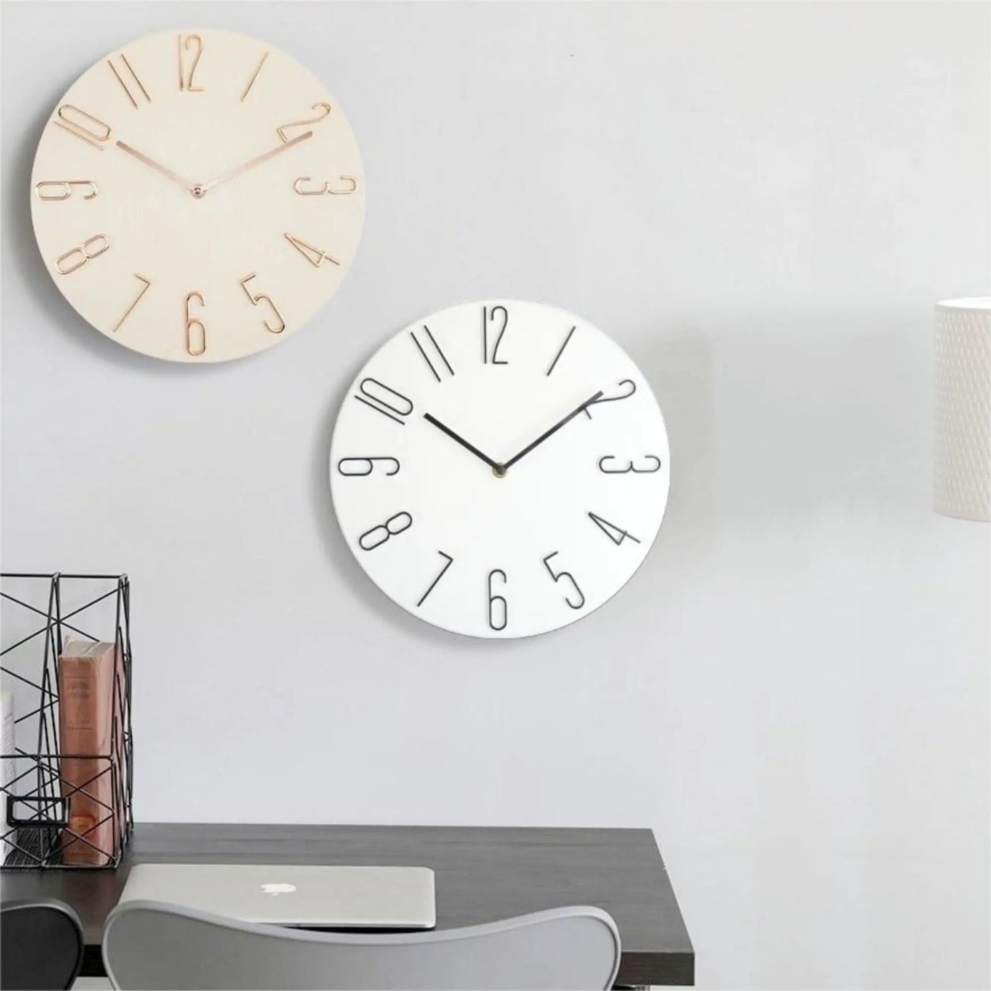 Minimalist Wooden Wall Clock