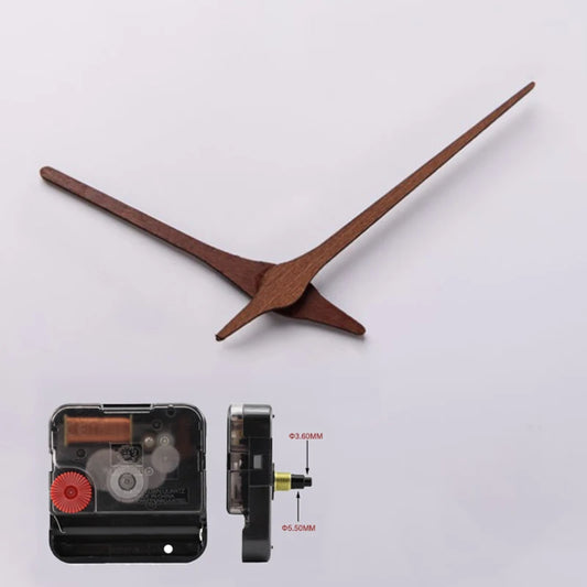 12888 Silent Clock Movement with Wooden Hands for DIY Clocks