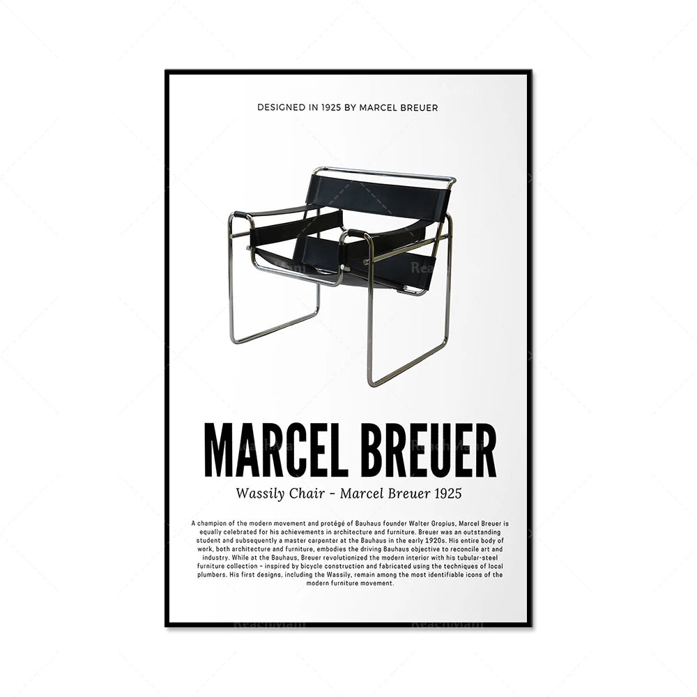 Bauhaus Wassily Chair Exhibition Poster