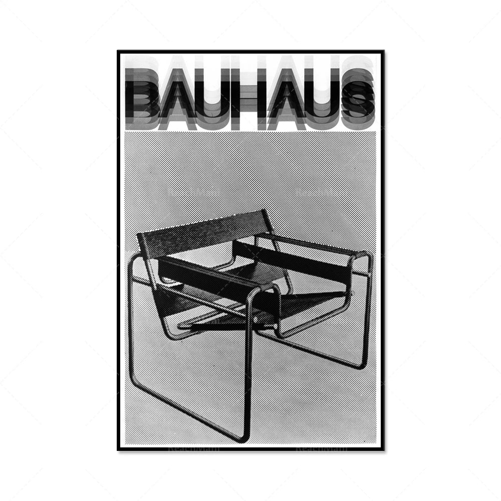 Bauhaus Wassily Chair Exhibition Poster