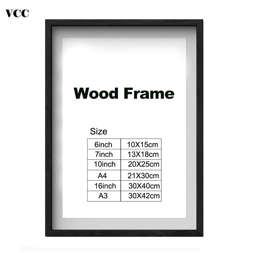 Natural Wood Poster Frame