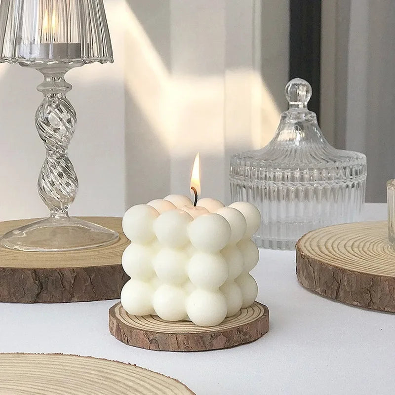 Modern Cube Bubble Scented Candle