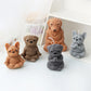 Yoga Pug Dog Silicone Candle Mold