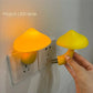 LED Night Light Mushroom Wall Sensor Lamp Warm White Bedroom