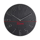 Fashionable Simple Black Wall Clock