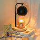 Adjustable Black Candle Warmer - With Timer & 2 Bulbs