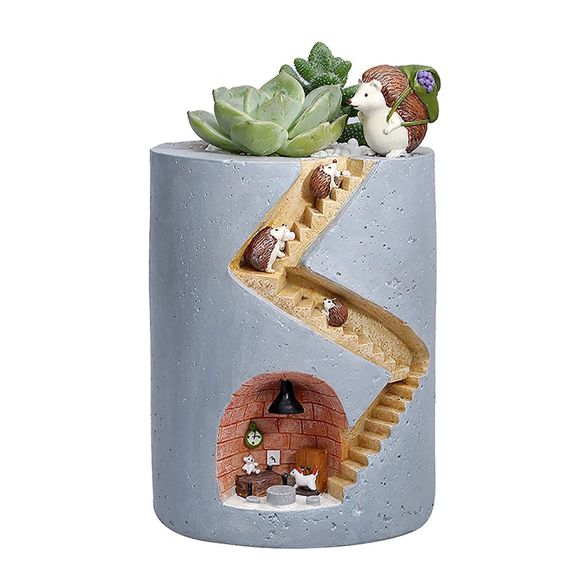 Creative Hedgehog Succulent Planter