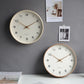 12-Inch Nordic Wooden Wall Clock for Minimalist Homes