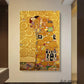 Gustav Klimt Kiss Poster for Modern Room Decor