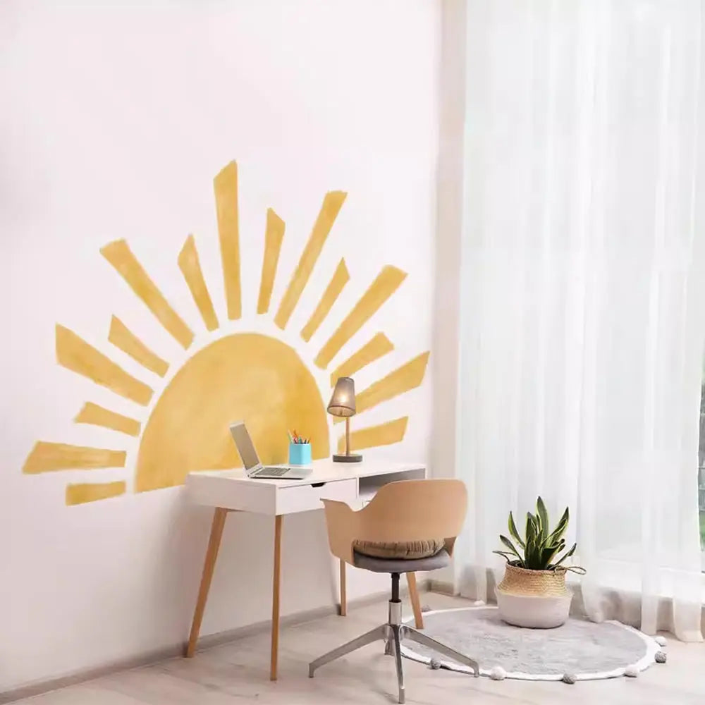 Half Sun Boho Nursery Wall Decal