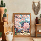 Japanese Street Scenery Canvas for Home Decor