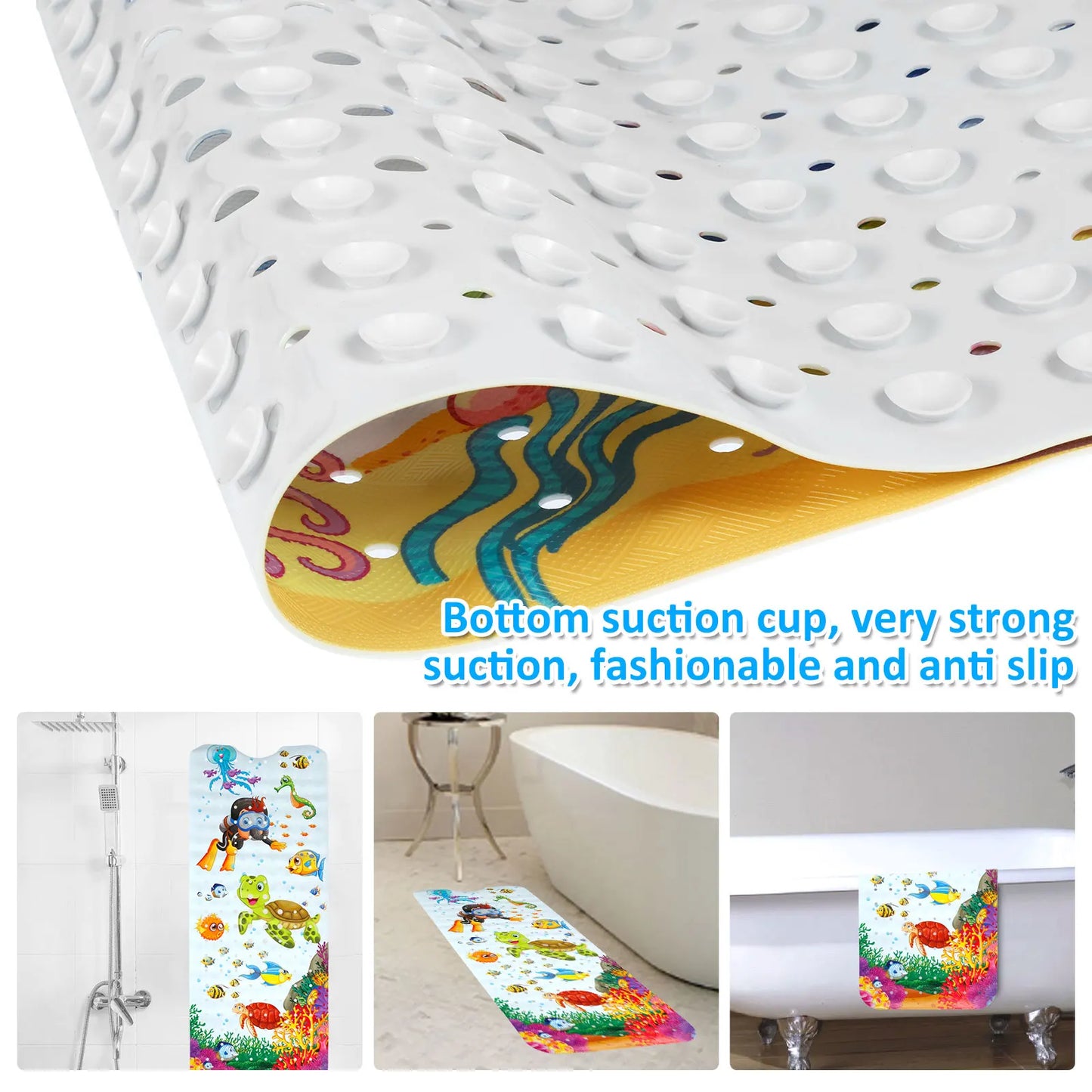 Cute Cartoon Anti-Slip Bathtub Mat