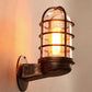 Retro Glass Wall Lamp - Vintage Industrial Style