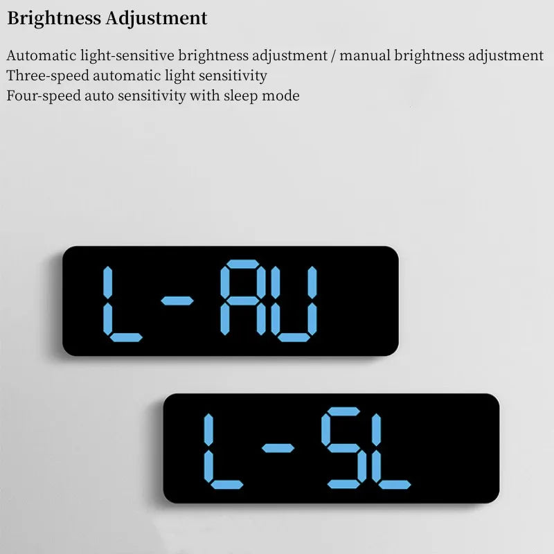 Large USB Powered Digital Wall Clock