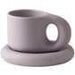 Nordic Mug with Fat Handle - Ceramic Cup Set