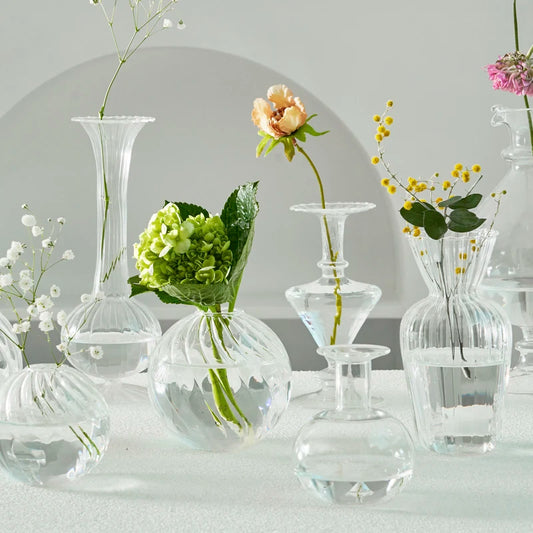 Transparent Glass Vase Modern Home Wedding Hydroponic Decor