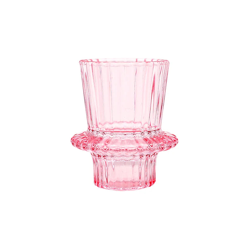 Crystal Glass Tealight Holders for Romantic Decor