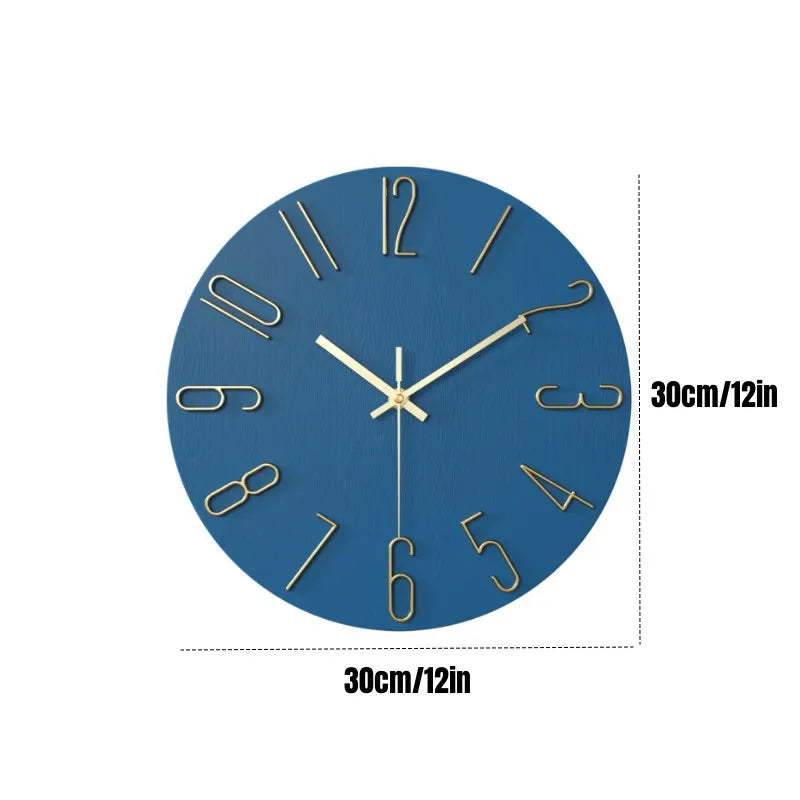 Minimalist 3D Living Room Wall Clock