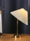 Adjustable Retro Reading Lamp - Pleated Paper Cover