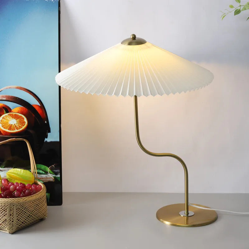 Metal Umbrella Lamp with USB Dimming Switch