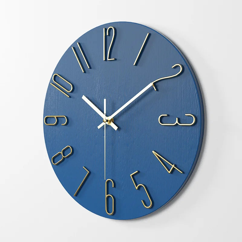 Minimalist 3D Living Room Wall Clock