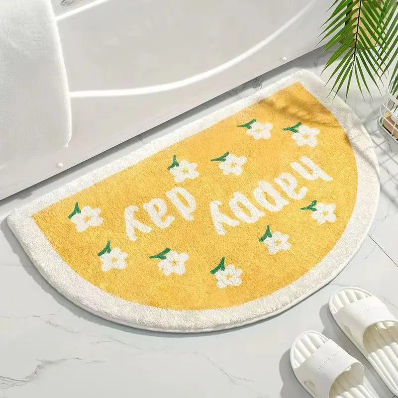 Cute Plush Anti-Slip Bathroom Door Mat