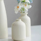 Boho Farmhouse Vase Set - Small Ceramic Decor