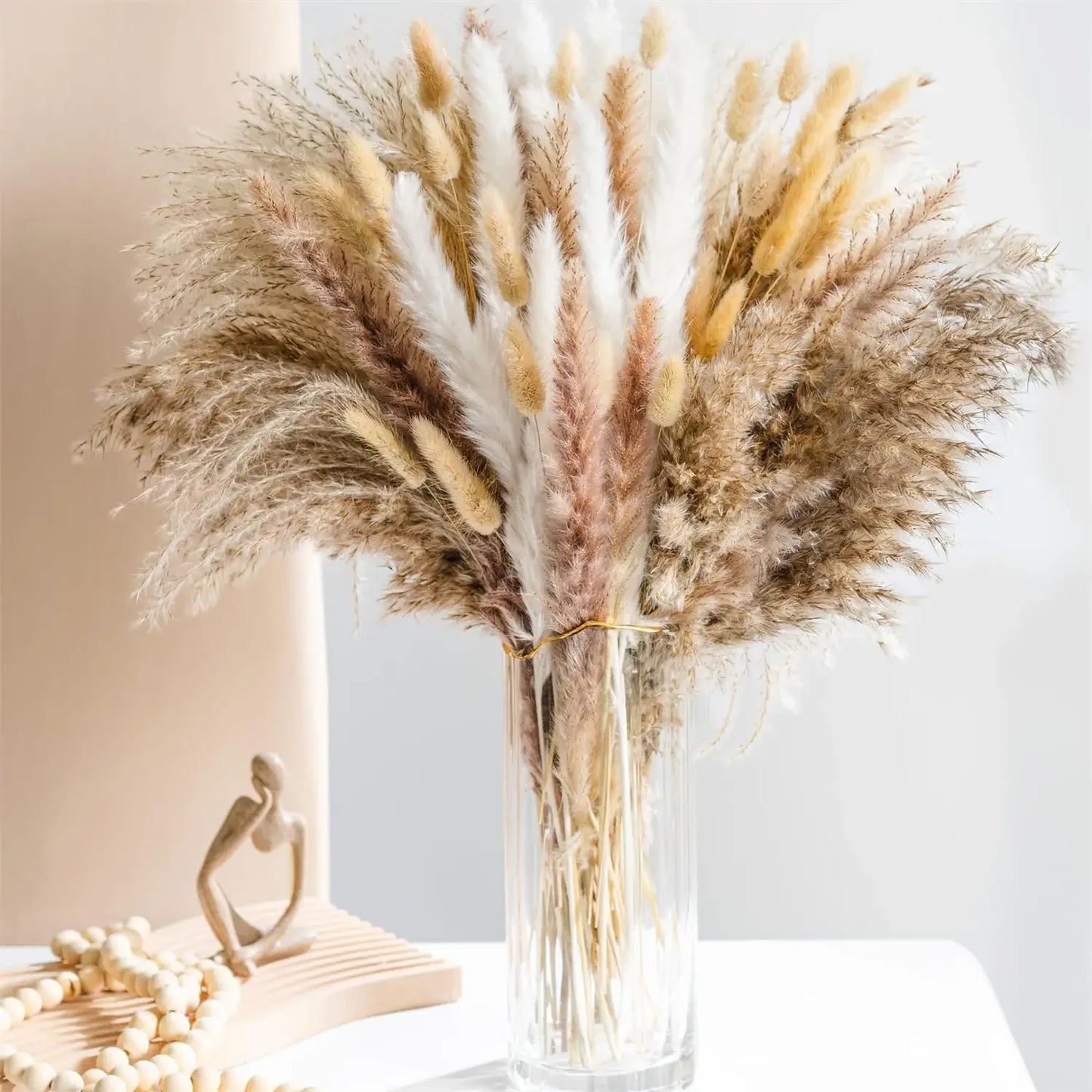 105pcs Natural Dried Flowers for Boho Decor