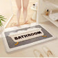 Faux Cashmere Non-Slip Bathroom Mat