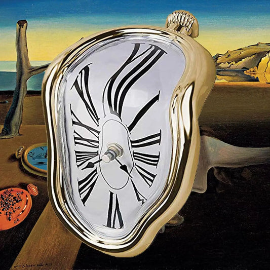 Melting Clock Inspired by Salvador Dali for Creative Home Decor