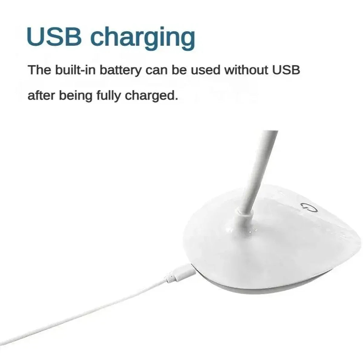 LED Reading Lamp - USB Charging, Touch Dimmable