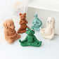 Yoga Pug Dog Silicone Candle Mold