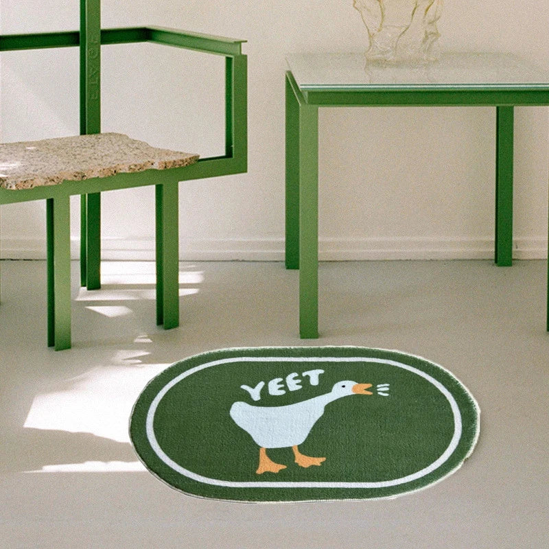 Cute Duck Bathroom Rug for Fun Home Decor