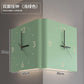 Curved Double-Sided Wall Clock for Modern Home Decor