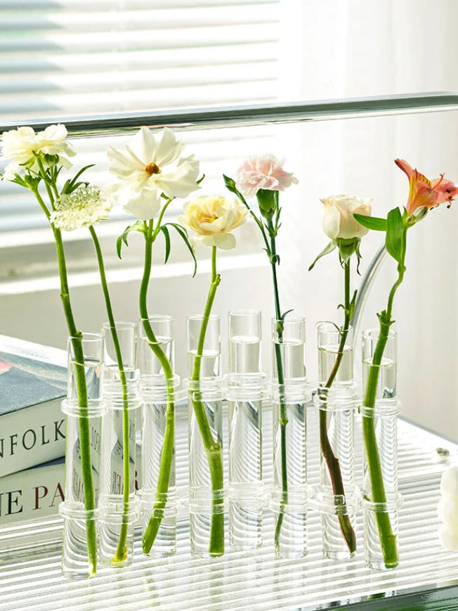 Hanging Glass Vase Tubes for Home Decor