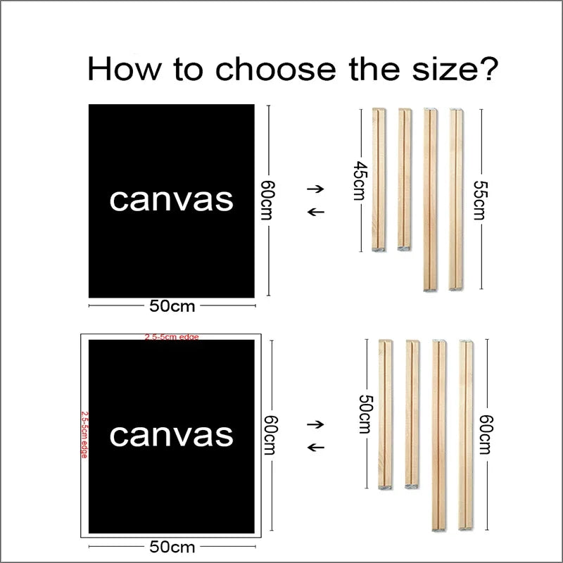 Simple Solid Wood Painting Frame