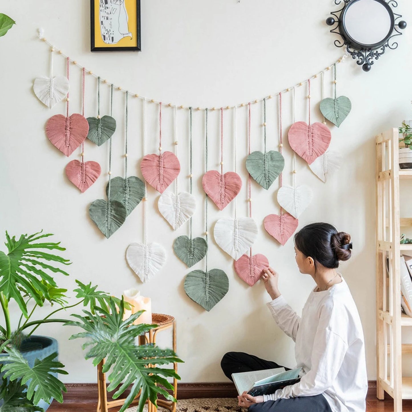 Bohemian Macrame Wall Hanging for Home Decor