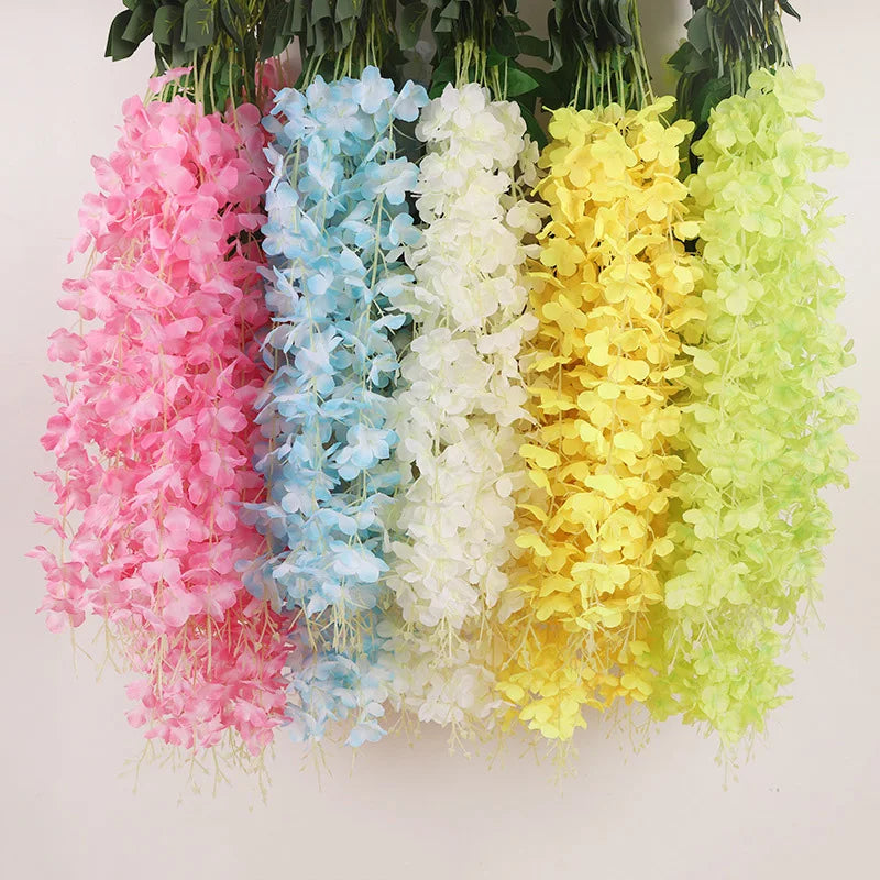 12pcs Artificial Wisteria Flower Garland