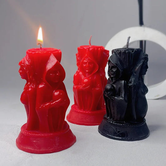 Colorful Ritual Candles for Home Decor