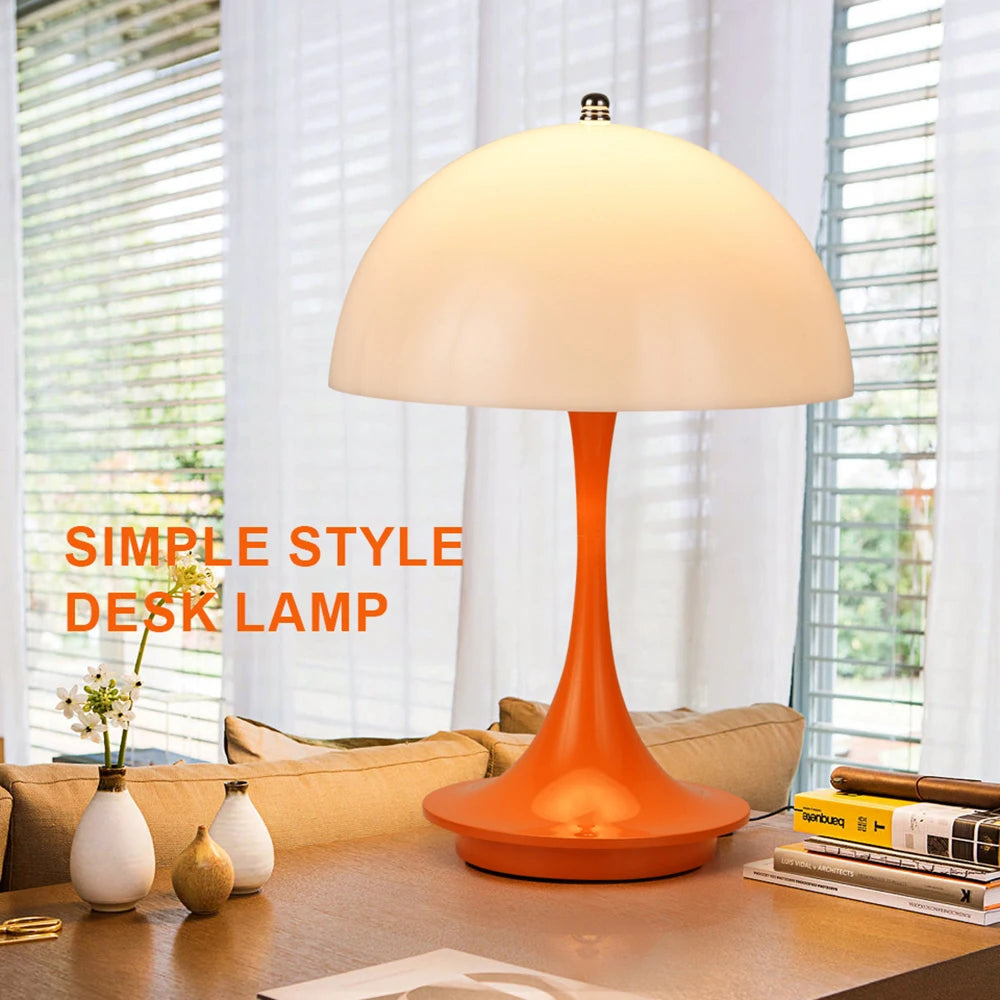 Portable USB LED Mushroom Table Lamp for Bedroom