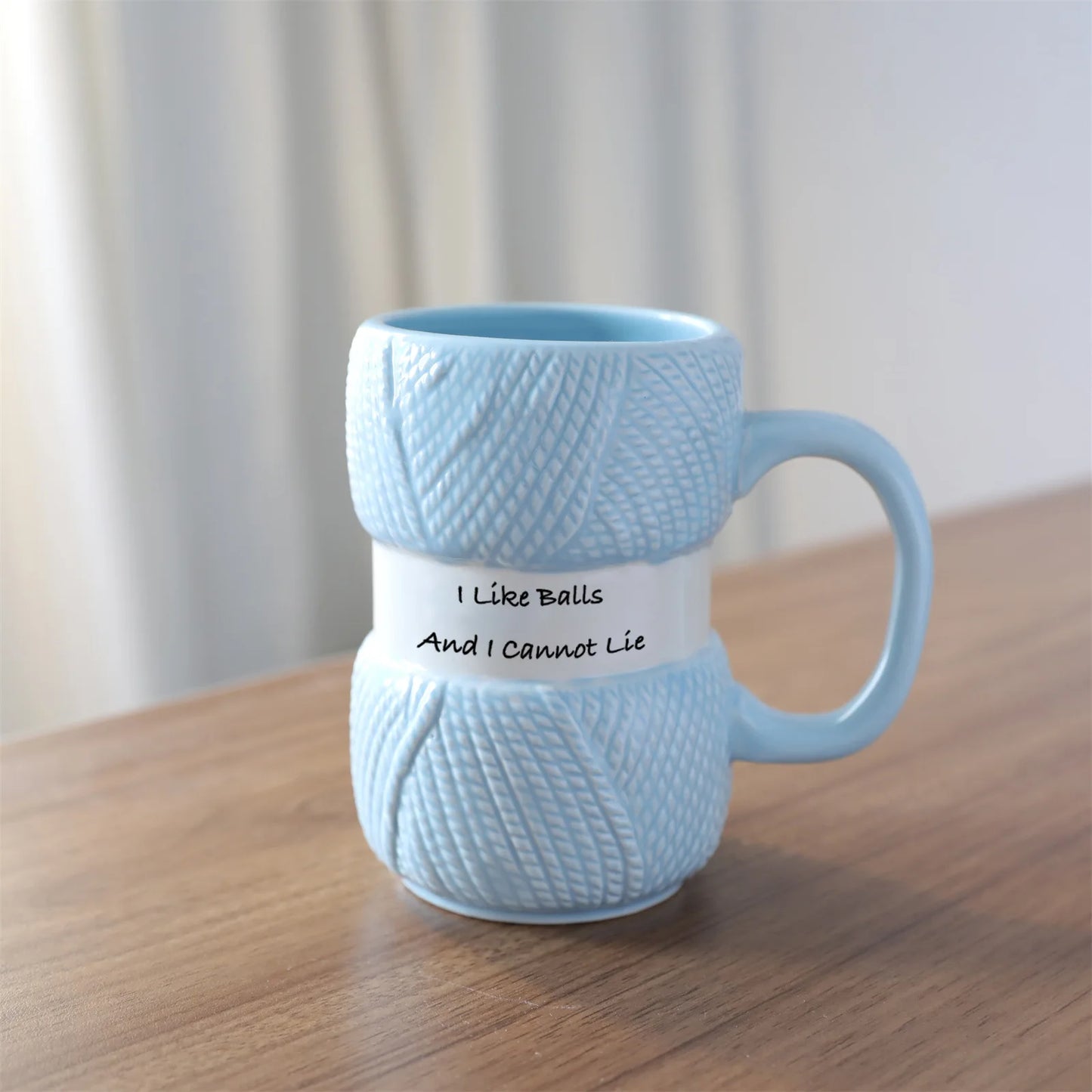 425ml Knit Style Ceramic Mug