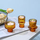 Crystal Glass Tealight Holders for Romantic Decor