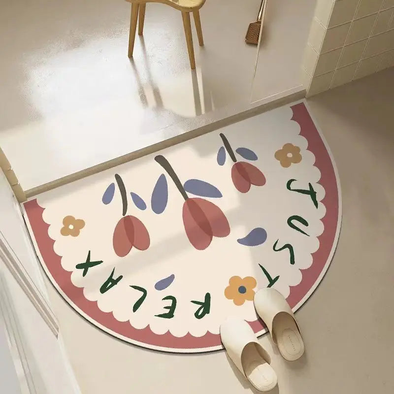 Cute Plush Anti-Slip Bathroom Door Mat