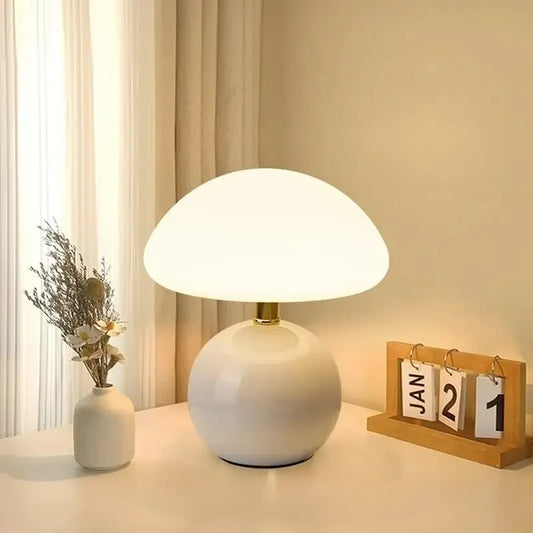 LED Mushroom Touch Lamp, Eye-Protection Night Light