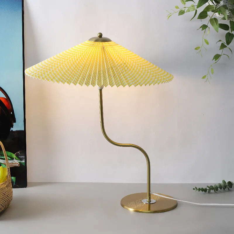 Metal Umbrella Lamp with USB Dimming Switch