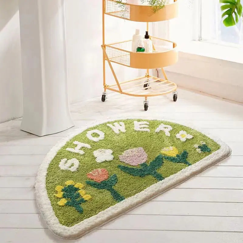 Cute Plush Anti-Slip Bathroom Door Mat