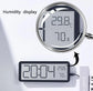 LCD Digital Wall Clock with Battery Power